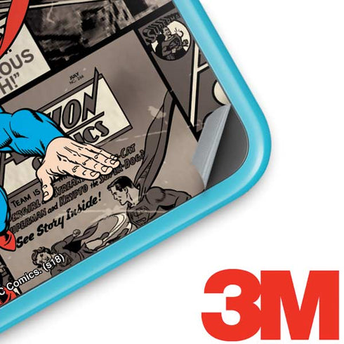 DC Comics Superman Vintage Action pose pattern Nintendo 2DS XL (2017) Skin